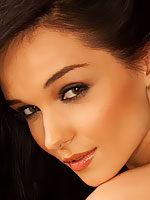 Yevgeniya Diordiychuk strips off her sexy lingerie