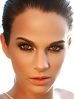 Sophie showing off her sexy body by the lake